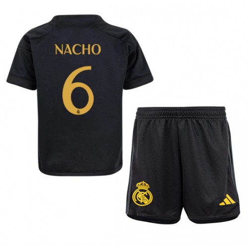 Dětský Fotbalový dres Real Madrid Nacho #6 2023-24 Třetí Krátký Rukáv (+ trenýrky)